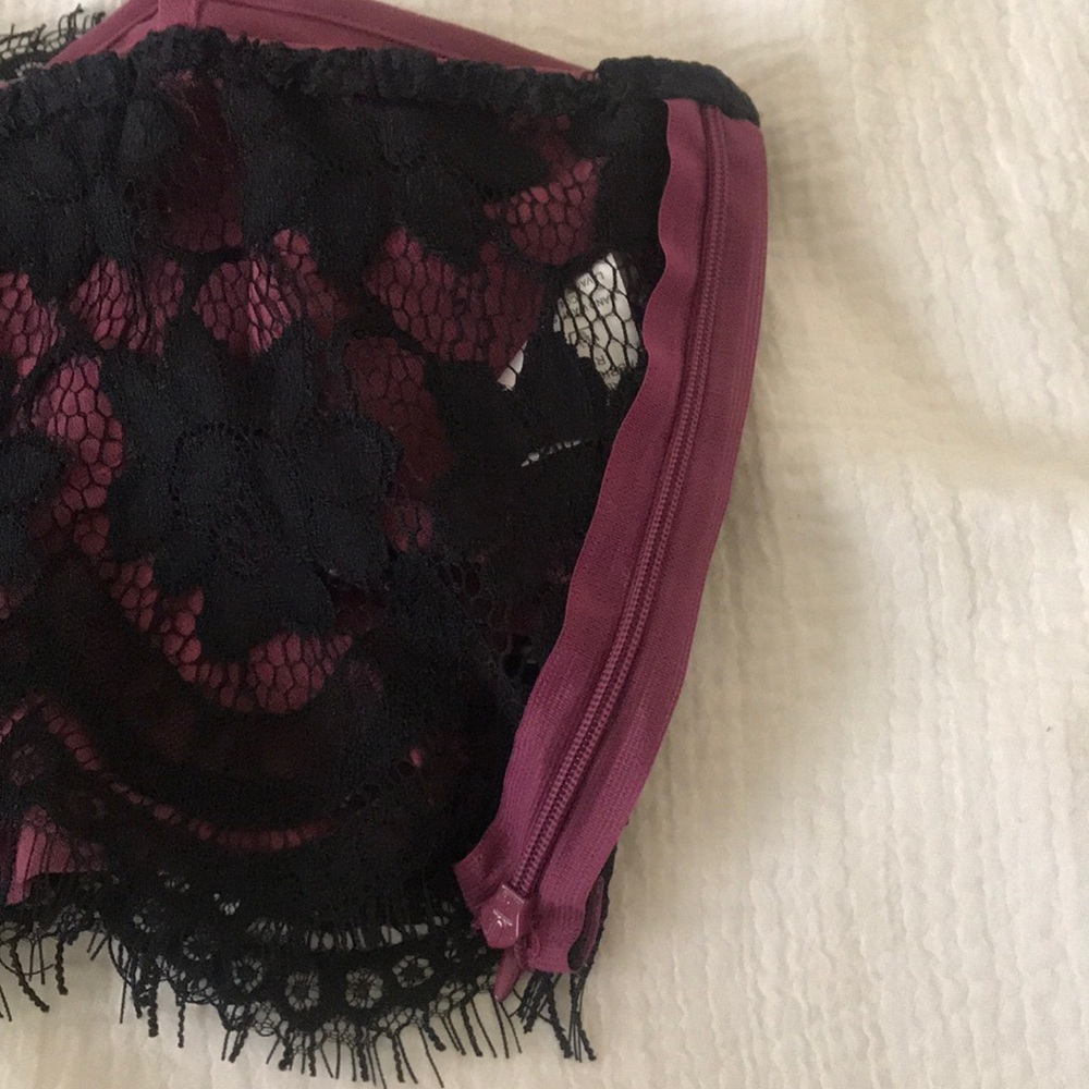 Tobi purple and black cropped top size S - Picture 6 of 6